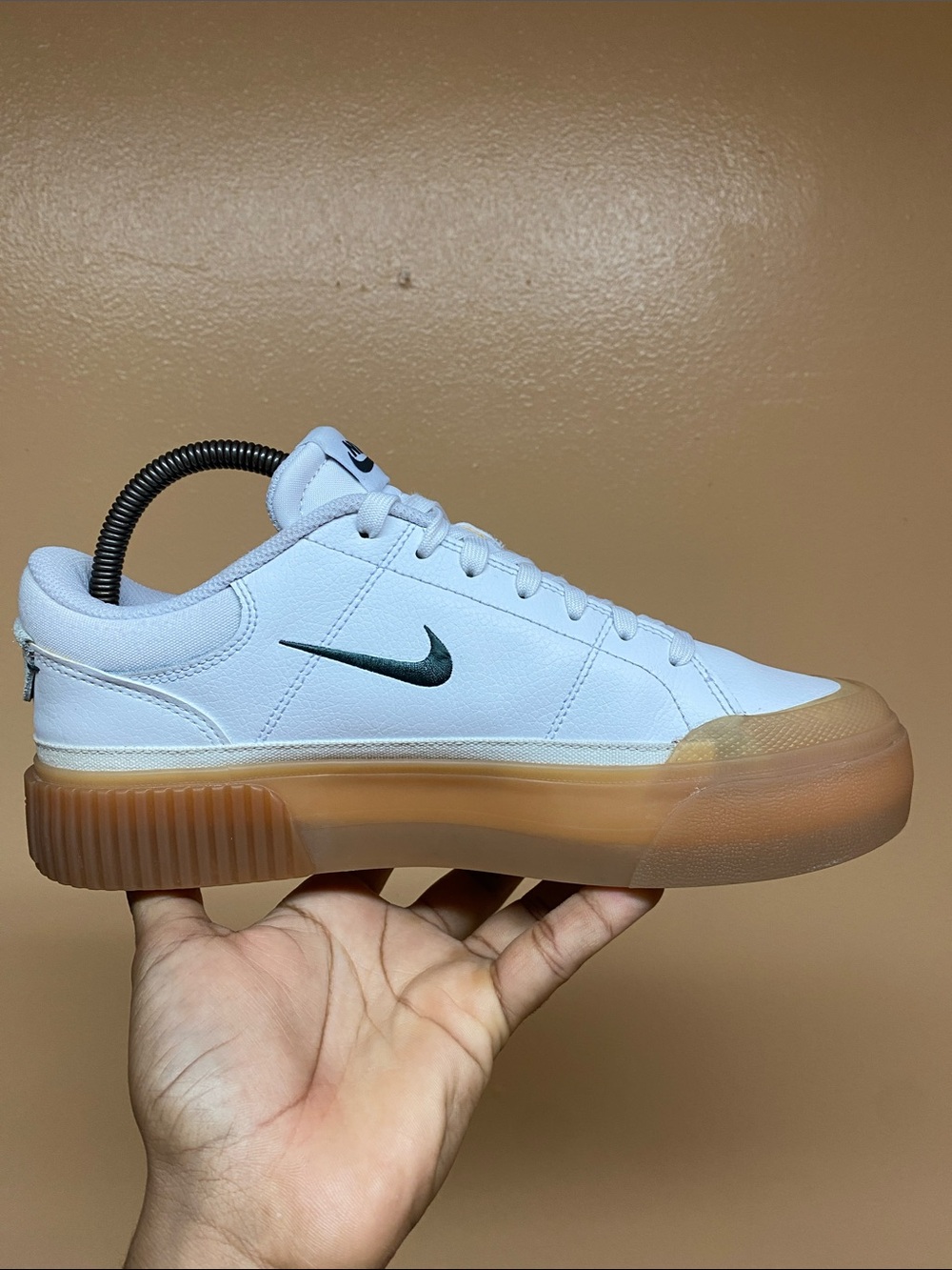 Nike Wmns Court Legacy Lift “White Vintage Green Gum” Size 9 FV5526-100 - Picture 7 of 17